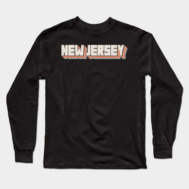 New Jersey Long Sleeve T-Shirt by n23tees